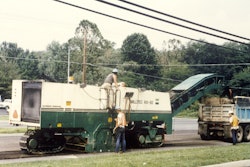 Circa 1988-90. Milltec was the transition brand from Barber Greene mills to Roadtec mills.