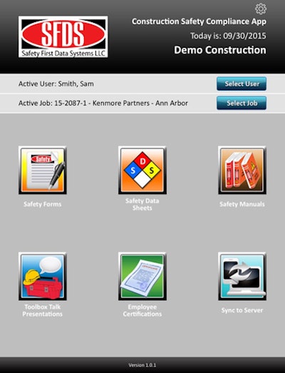 All reports for active jobs, as well as all other safety documents, are stored in the mobile device and can be viewed at any time with no need for an Internet connection.