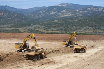 Kuersten used two Cat D6 dozers and two Cat 336F excavators, each equipped with Trimble GSC900 grade control units, as primary grading machines on the 400,000-cu.-yd. Harrison Creek Water Impoundment project.