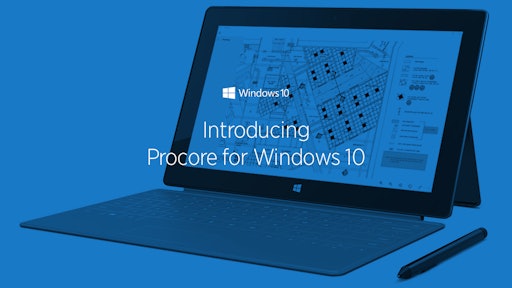 Procore will be releasing new tools on the Windows app on monthly with the goal of reaching feature parity with the Procore iOS and Android apps within the next 12 months.