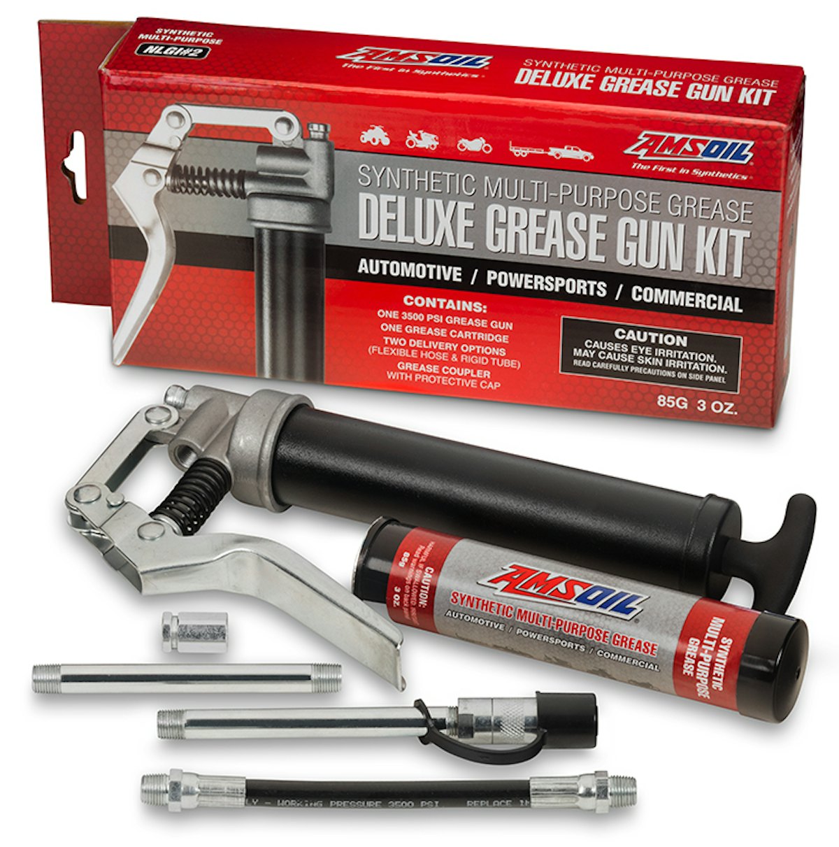 AMSOIL Deluxe Grease Gun Kit From AMSOIL Inc. For Construction Pros