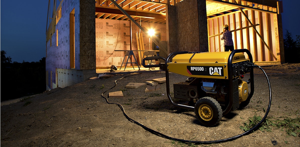 Cat top 6500 generator