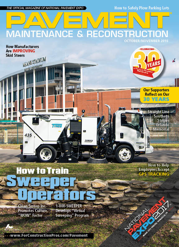 Pavement Maintenance & Reconstruction Oct/Nov 2016
