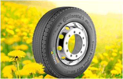 The Conti EcoPlus HD3 is the first truck tire made from dandelion rubber and delivers the same performance as a tire made from natural rubber obtained from conventional sources.