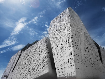 Decorative Concrete: 1st Place: Palazzo Italia (Italian Pavilion Expo 2015), Milan, Italy, submitted by the ACI Italy Chapter.