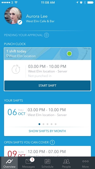 Employees using the app can swap, handover or sell shifts.
