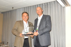 Pictured left is Keith Wayne, Wayne Brothers, Inc.; on the right, SRMC Council Director Scott Greenhaus, STRUCTURAL.