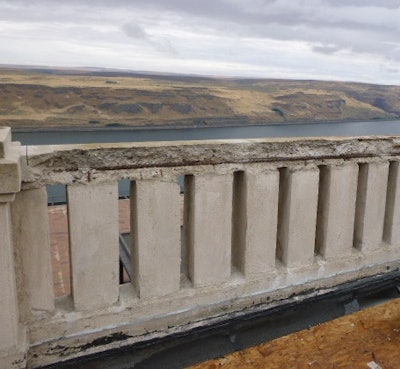 Maryhill Museum before the application of EucoRepair V100.