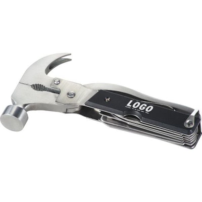 Have almost every tool you need at your fingertips with the Handy Mate Multi-Tool with Hammer.