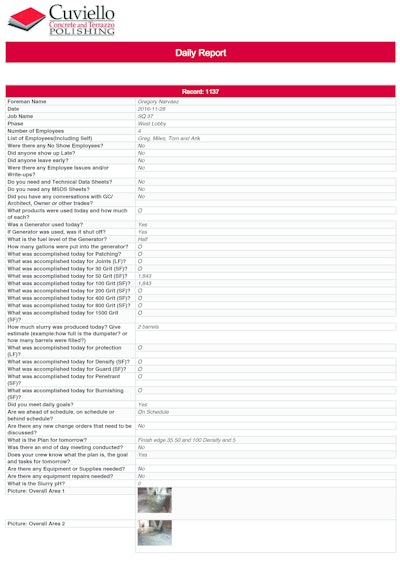 iForm data448393 daily report 1 583f2fd05610d