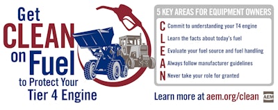 AEM member company experts came together through the Association to develop these guidelines as a way to spread more awareness of the importance of diesel fuel quality.