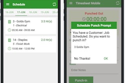 The Timesheet Mobile app offers a GPS-enabled time, attendance and scheduling solution to track employee hours worked, jog locations and capture task information to support invoicing, payroll processing and mobile workforce management.