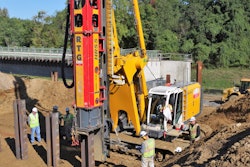 PKF-Mark III rented the RTG RM 20 Pile Driving Rig with HRS 5 Hydraulic Hammer in August 2016 to support several foundation elements including 60,000 linear feet of H-piles.