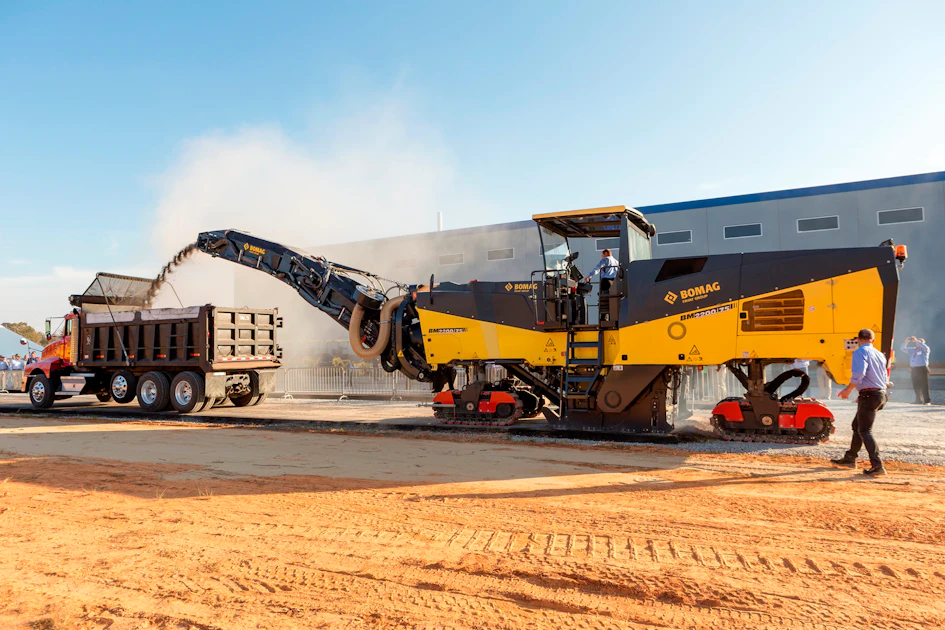 Bo Mac Machine Bomag's 760-hp BM 2200/75 Milling Machine to Debut at CONEXPO From ...
