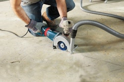Segmented Blades, the most common option, are used for fast cutting in concrete. With segments of varying sizes around the perimeter, the gullets (gaps) between the segments disperse the dust, allowing the user to efficiently cut the concrete.