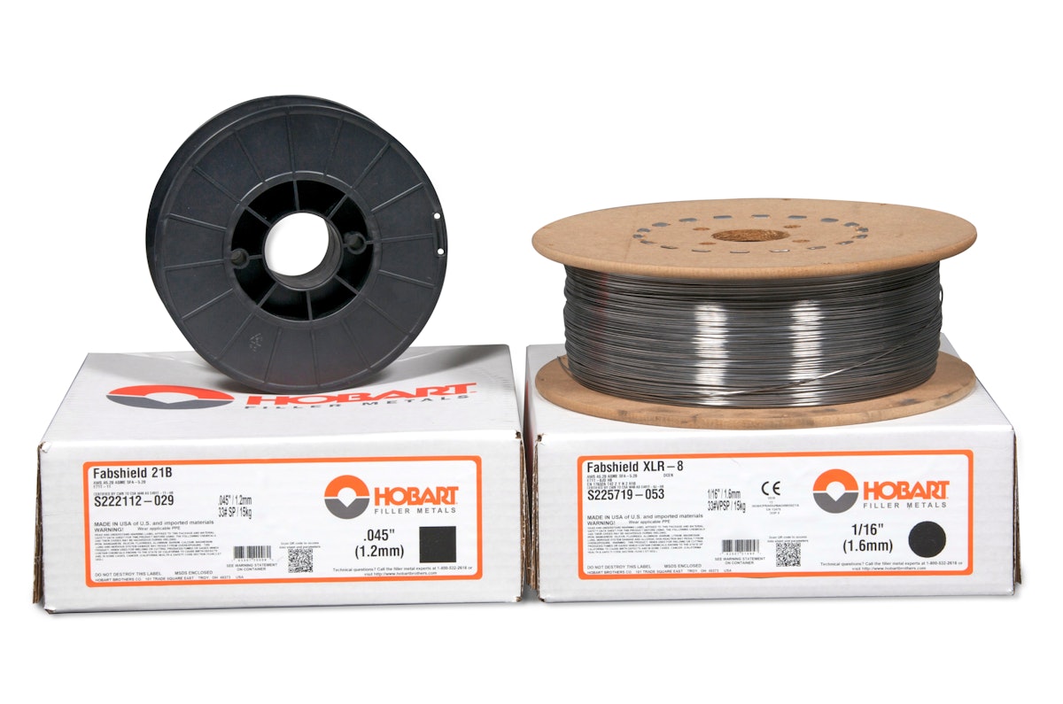 Hobart Fabshield XLR8 Welding Wire From Hobart Brothers Co. For