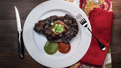 Mesa Grill is Bobby Flay's only Las Vegas restaurant, and it features a menu focused on southwest cuisine.