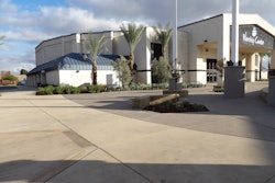 The final scope of work included 41,000 square feet of flatwork, 650 lineal feet of walls, and some 4,000 square feet of polished concrete in The Frappe House.