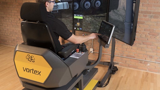 CM Labs Vortex Advantage Heavy Equipment Training Simulator From: CM ...