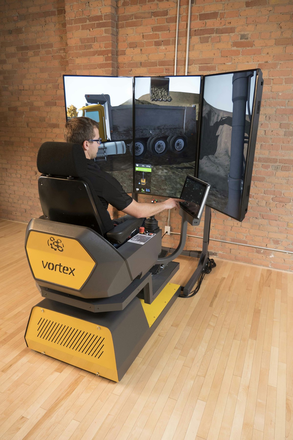 CM Labs Vortex Advantage Heavy Equipment Training Simulator From CM