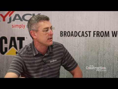 Skyjack's new TH Telehandler SJ1256 at World of Concrete 2017