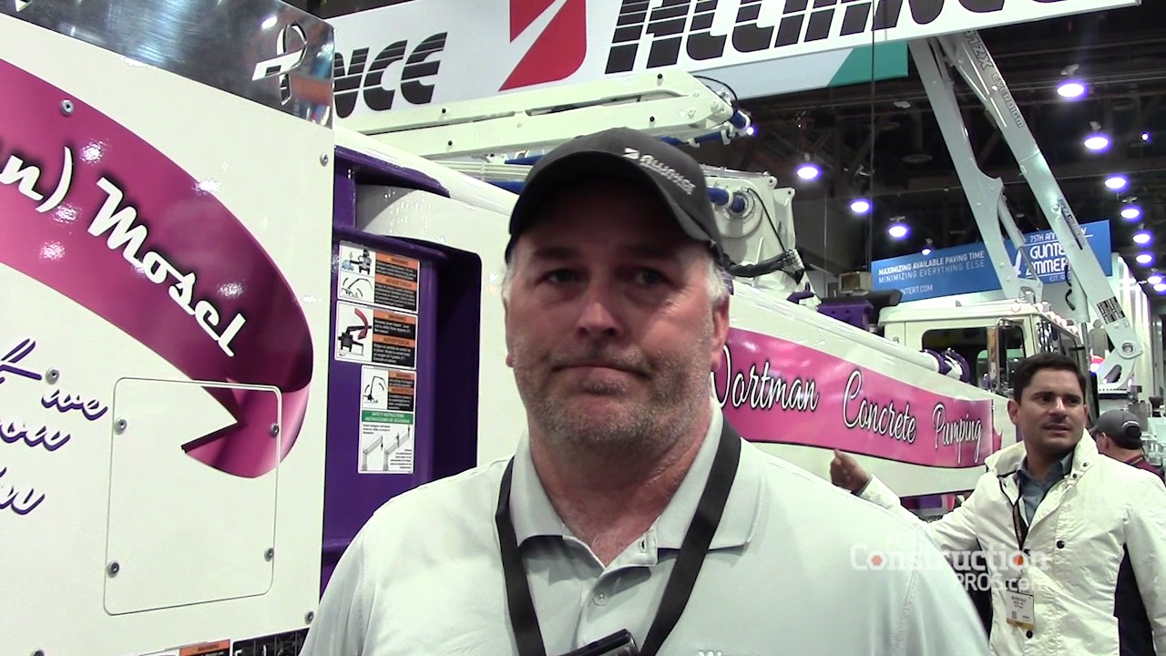 [VIDEO] Pumping contractor promotes cancer awareness with custom pump truck paint