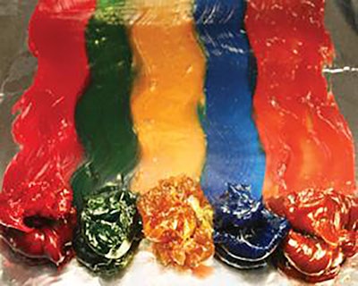 Color can help users spot an incorrect grease if, for example, a certain color of grease emerges from a grease gun when another color of grease was expected.