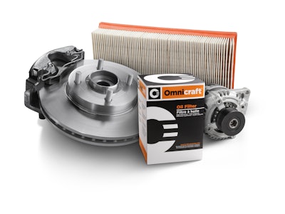Ford Customer Service Division's first new brand in 50 years is the Omnicraft line of parts for non-Ford vehicles now being offered at Ford dealerships.