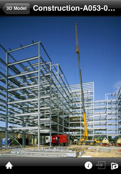 Use the device’s built-in camera to take and upload site photos directly to the Constructware cloud for later review or linking to project workflows.