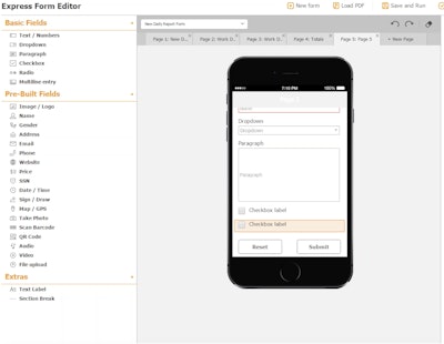 If you’re customizing a form-related app, users can choose from several pre-built form types to add to their app. You can further customize each of those form types using basic and pre-built form fields.
