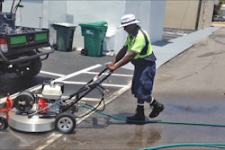 For best results when sealcoating early in the spring, power wash the pavement to remove embedded salt, silt and deicing chemicals.