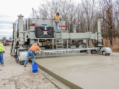 Power Paver Sf 2404 Slipform Paver From Power Pavers Inc For Construction Pros