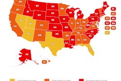 Iowa, Pennsylvania, Oklahoma, Missouri, Nebraska, Illinois, Kansas, Mississippi, Ohio and New York have the most structurally deficient bridges. The District of Columbia, Nevada, Delaware, Hawaii and Utah have the least.