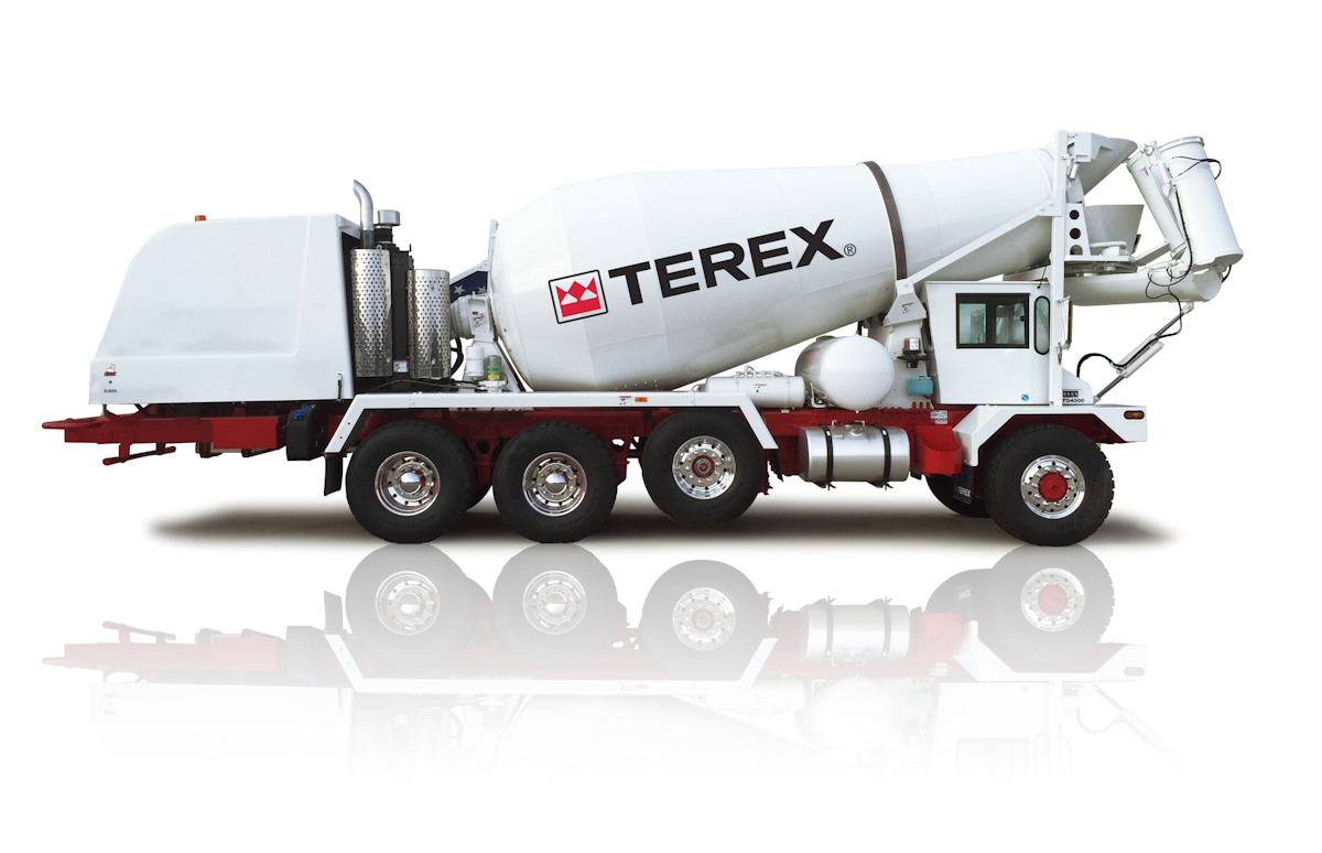 Terex Advance FD4000 front discharge Mixer Truck reduces weight, increases durability and