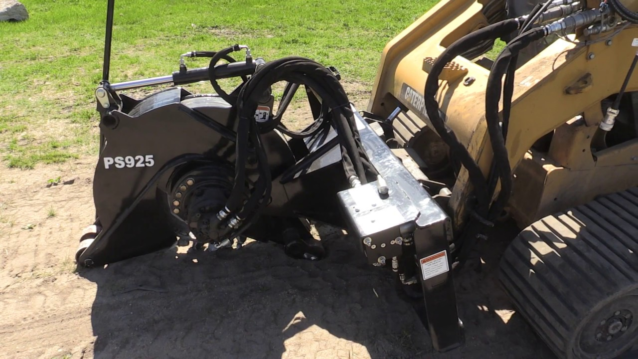 [Video] Quick Attach Razor Tooth Pavement Saw Skid Steer Attachment