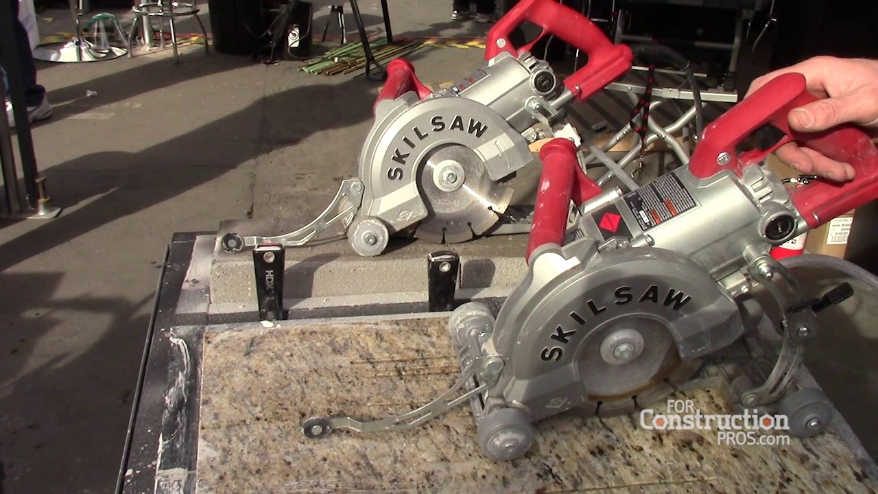 [Video] SKILSAW Medusaw Dry and Wet Cutting Demonstration