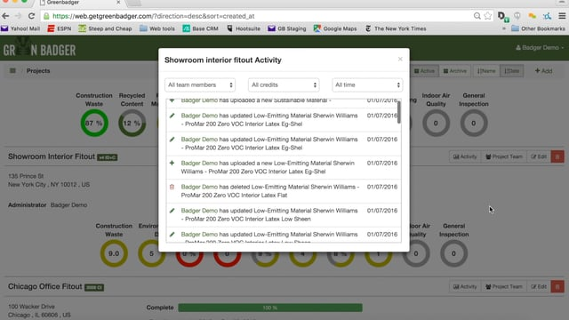 [VIDEO] Green Badger LEED v4 Functionality on Mobile App