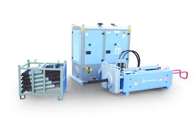 The Grundoburst static pipe bursting system utilizes a specially designed bladed cutter head to make bursting ductile iron and steel pipe possible.
