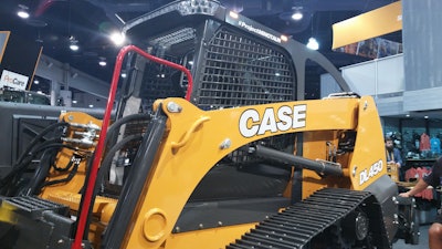 The main body of the DL450 compact dozer loader was born from the base frame of a TV380, the largest and most powerful compact track loader in the Case family.