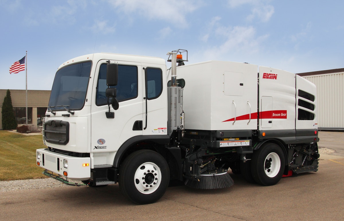 Elgin Sweeper Offers Autocar Cabover Chassis Option for Broom Bear