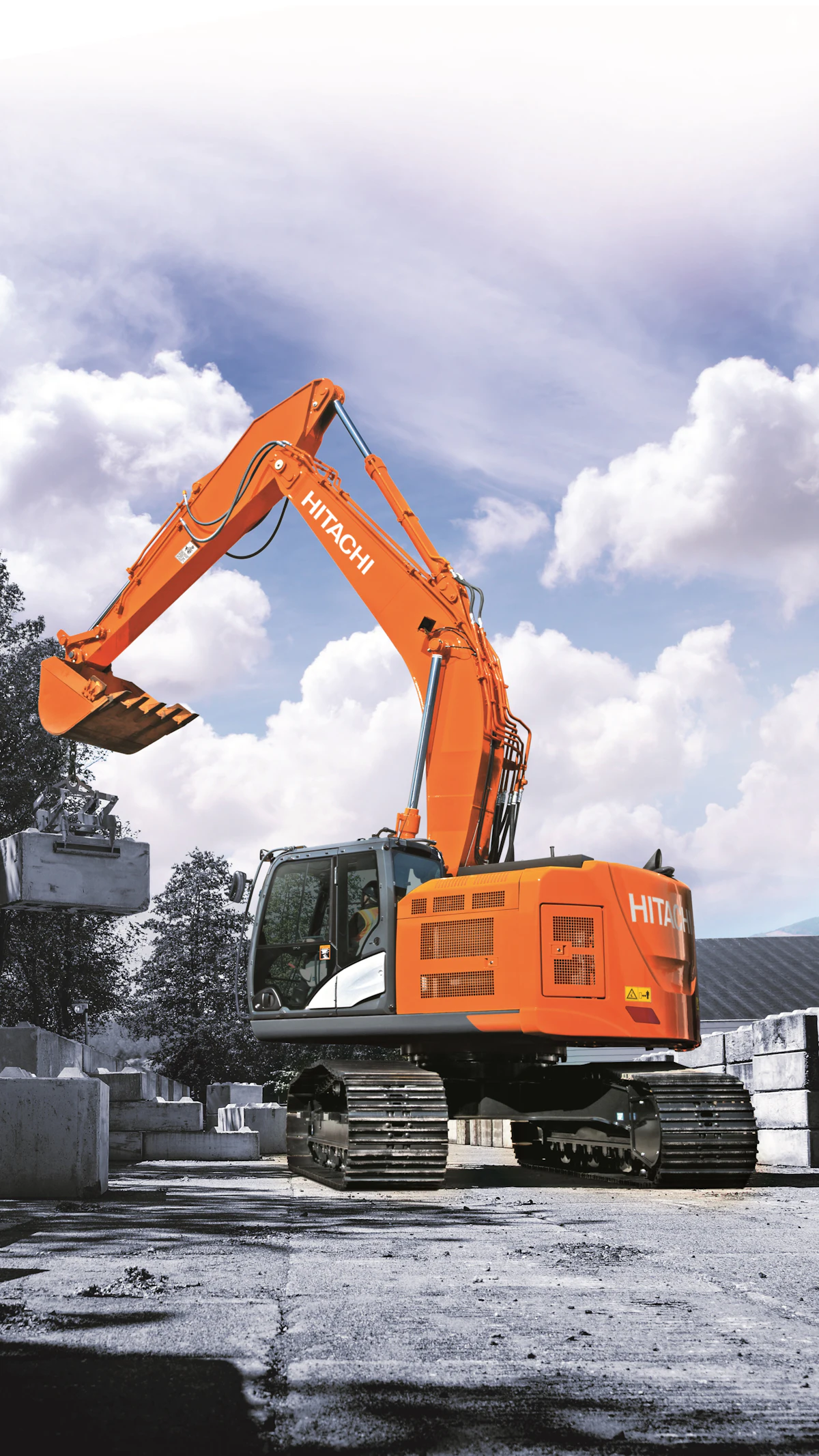 Hitachi Previews ZX345USLC-6 Reduced Tailswing Excavator at CONEXPO-CON ...