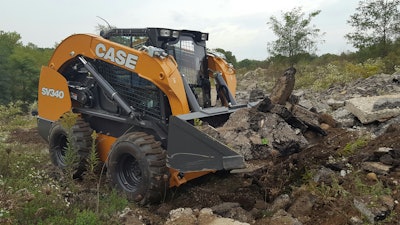 The SV340, which replaces the Case SV300 at 3,000 pounds operating capacity, is available with three different auxiliary hydraulic systems. The standard auxiliary hydraulic flow rate is more than 24 gpm rated engine speed.