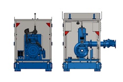 Thompson Pump’s Active Noise Cancellation system (ANC) mitigates unwanted sound from diesel-driven pumps through the addition of a secondary sound (anti-sound) that is designed specifically to cancel out the primary one.