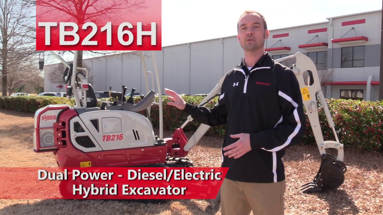 [VIDEO] Takeuchi Explains How Its New TB216H Hybrid Excavator Works