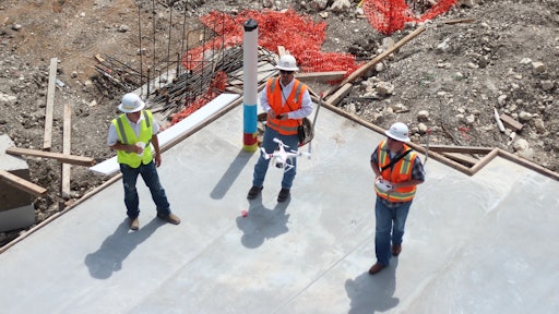 Drone on Construction Site