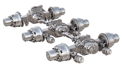 Meritor's P600 Series Tridem Heavy-Haul Planetary Axle