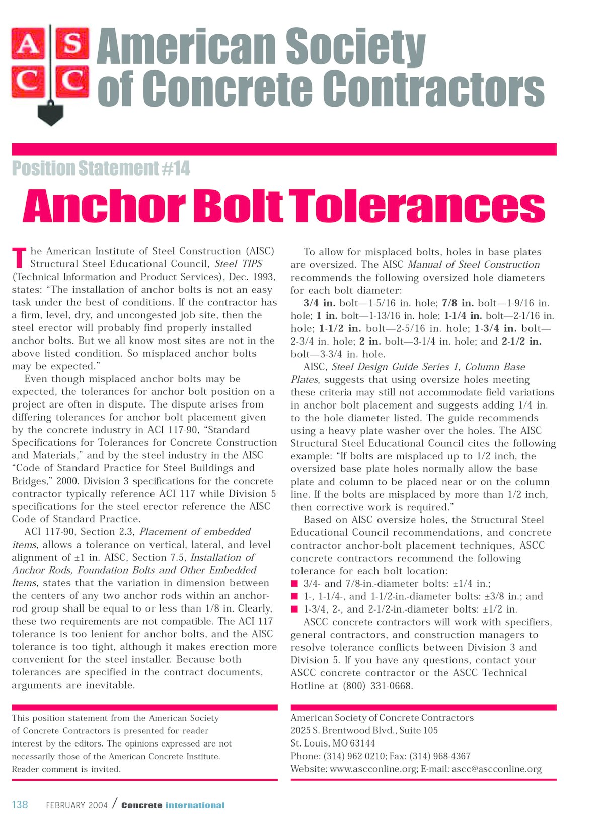A Tolerance Compatibility Success For Construction Pros