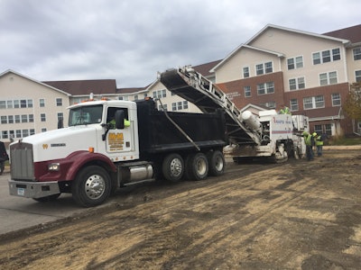 “We bring a lot of equipment to the jobsite because it’s amazing how fast you can get things done when you have more equipment and the right equipment,” Mike Hinrichs says.
