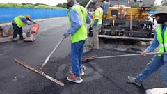 Luting behnd paver