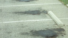If the asphalt has not been sealed, the oil will start to dissolve the asphalt binder in the pavement leading to pitting. When pitting occurs, the problem is compounded by allowing water to wash other oil and chemicals into the pitted area, further deteriorating the pavement.
